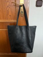 Leder Tasche in Schwarz Made in Italy Wandsbek - Hamburg Duvenstedt  Vorschau