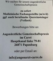 Medizinische Fachangestellte/r Niedersachsen - Papenburg Vorschau