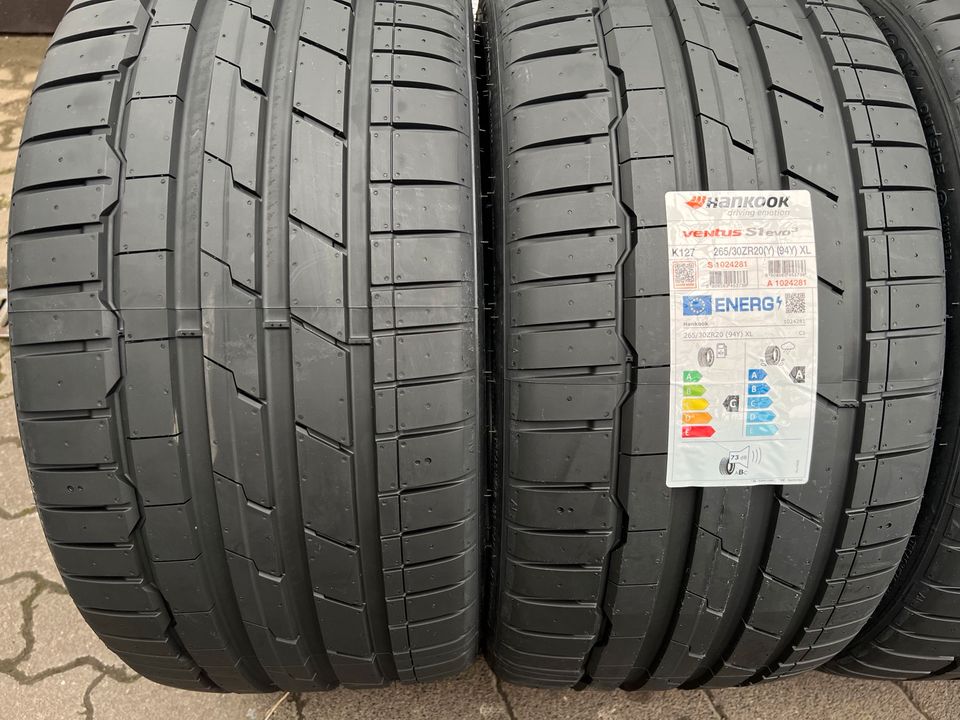 4x Sommerreifen 265 30 R20 94Y Hankook S1 Evo 3 K127 NEU Versand in Haiger