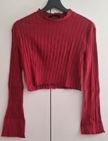 Rotes Crop Langarmshirt Hessen - Guxhagen Vorschau