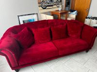 Megasofa Sofa Couch Rot Plüsch Retro Vintage Nordrhein-Westfalen - Baesweiler Vorschau