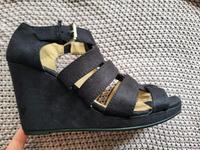 Keilabsatz-Sandalen dunkelblau, H&M 39 Innenstadt - Köln Altstadt Vorschau