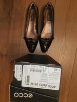 Ecco Ballerina Gr.42 Lackleder Cappucino Braun Nordrhein-Westfalen - Paderborn Vorschau