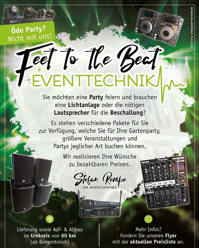 Event Table Dj Tisch zu vermieten in Borgentreich