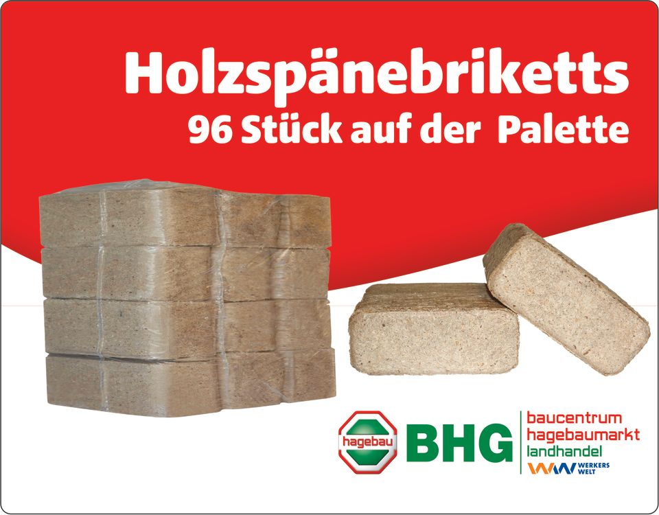 Holzbriketts- Pack 10 KG á 3,99€ (0,40€/KG) in Kamenz