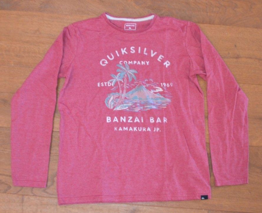 Verkaufe Quiksilver Langarm T-Shirt Longsleeve Gr. 152 in Halblech