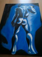 Unikat Ölbild Man in Blue Keilrahmen 60x80 Atelier Kr. Altötting - Kastl Vorschau