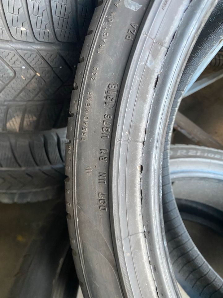 2 Sommerreifen 255 40 R21 102Y (4-4,5mm) Pirelli PZERO PNCS R01 in Würzburg