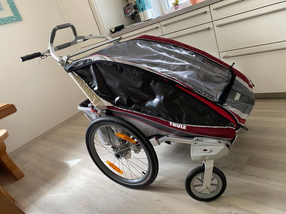 Thule Chariot CX 2; Fahrradanhänger 2 Sitze, Jogger, Buggy, Wagen in Kaufering