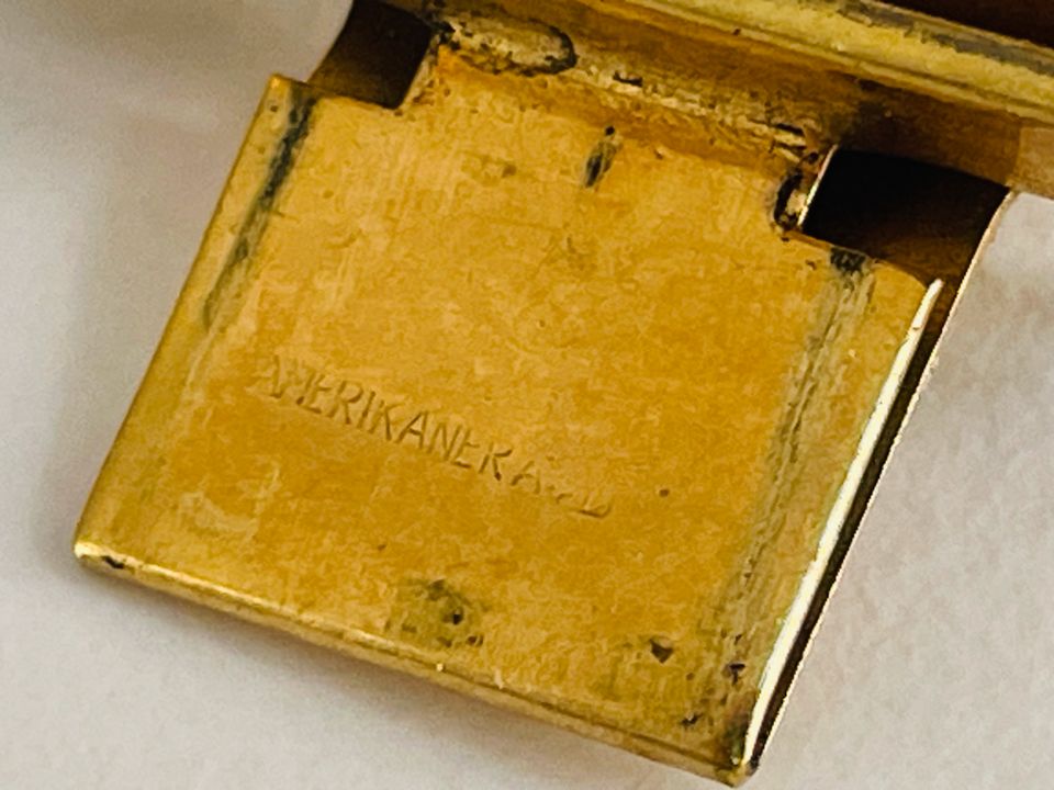 traumhaftes Vintage Armband Amerikaner vergoldet in Frankfurt am Main
