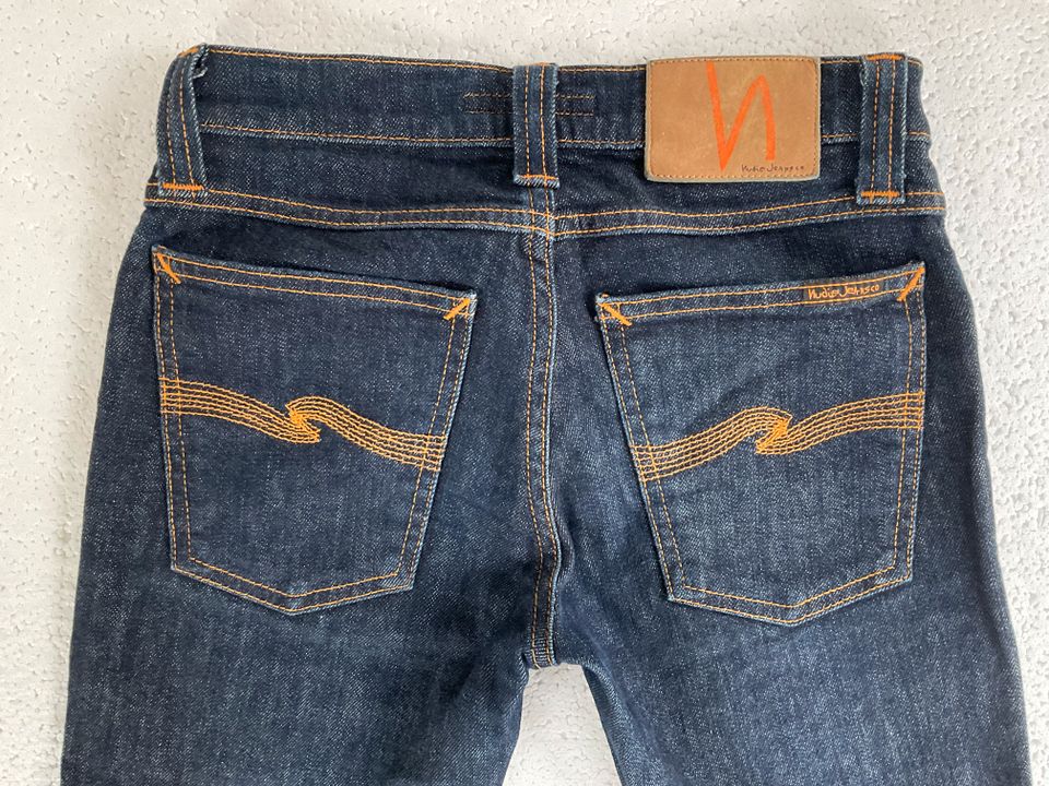 Nudie Jeans Tight Long John dunkelblau Größe W25 L32 in Nürnberg (Mittelfr)