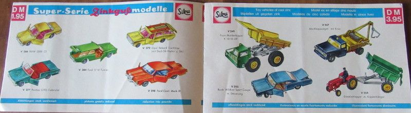 Siku Katalog 1969 in Heidelberg