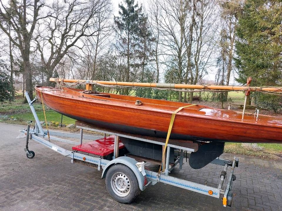 BM Jolle, Segelboot, komplett aus Holz in Diepholz