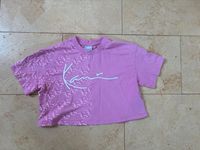 Karl Kani Cropped Shirt Gr. XS pink rosa Muster w. neu! Brandenburg - Hennigsdorf Vorschau