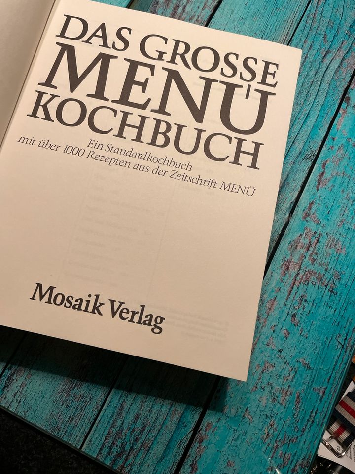 Menü Das große Kochbuch Hannelore Blohn1986 Klassiker Standard in Centrum