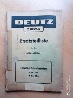 Deutz Ersatzteilliste F4 L 514 / A4 L 514 Schleswig-Holstein - Jersbek Vorschau