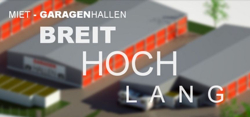 Garagen, XXL Hallen, Lager und Stellfläche für Wohnmobile etc. in Haltern / Datteln in Haltern am See