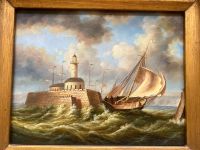 Gemälde hohe See Wellen Öl Leinwand Niedersachsen - Gilten Vorschau