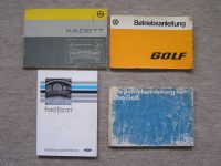 Betriebsanleitungen Ford Escort, Opel Kadett, Golf Thüringen - Gera Vorschau