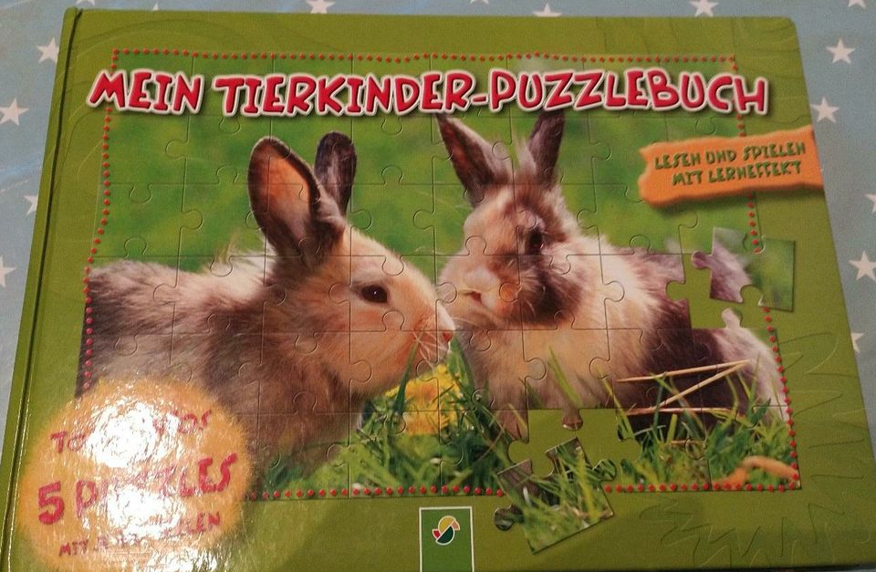 Mein Tierkinder Puzzlebuch in Chemnitz