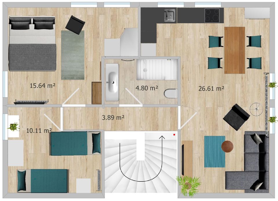 NEU⚓️Ferienwohnung DECK 7 ⚓️Nordseeinsel Wangerooge ⚓️ 4 Personen in Wangerooge