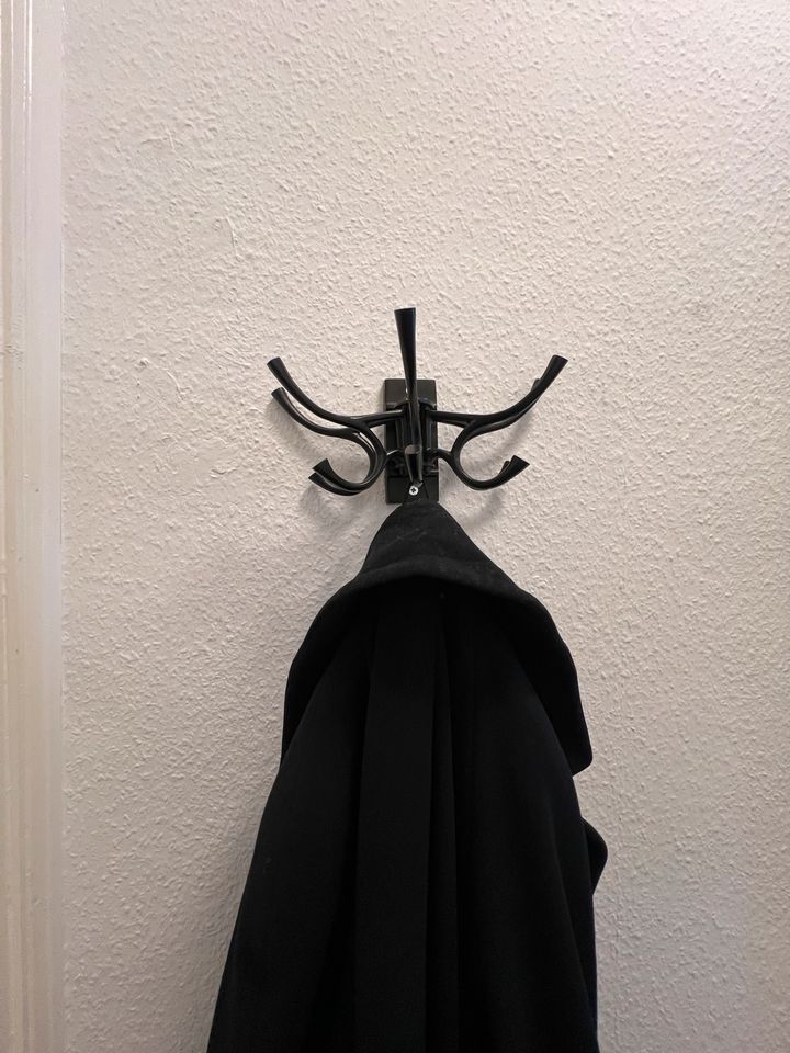 Rivèra Maison Garderobe mit 5 Doppelhaken, schwarz in Hamburg