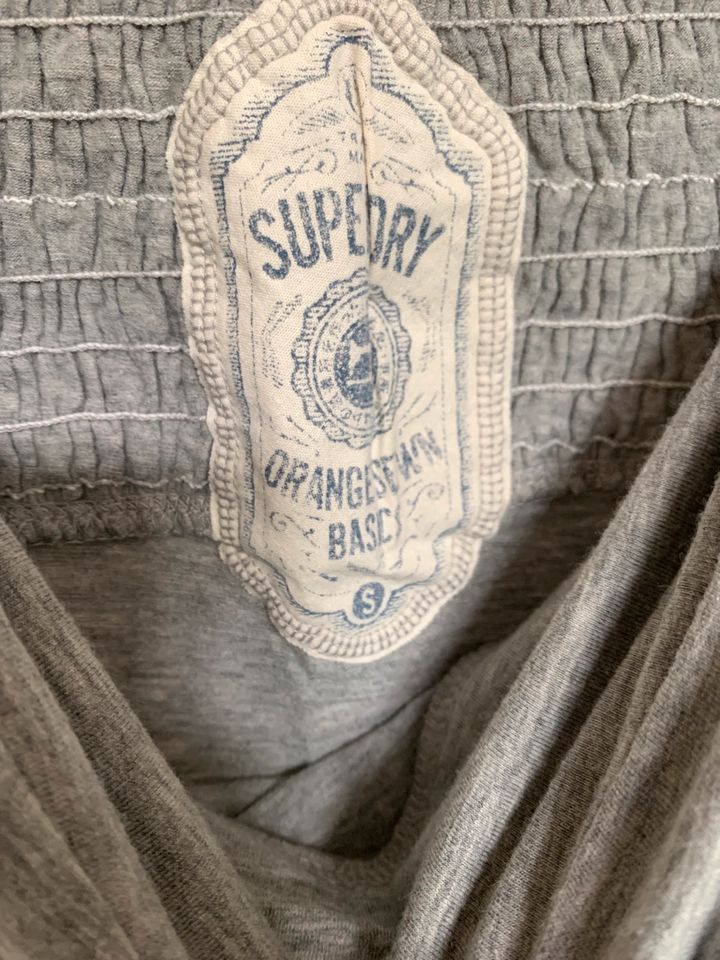 Superdry Kleid trägerlos grau kurz XS Neu in Berlin