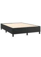 Bett Boxspringbett Schwarz 140x190 cm Kunstleder Bayern - Bamberg Vorschau