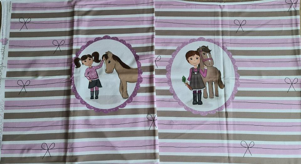 Mamasliebchen Lieblings Lotte, Pferd Pony, Jersey Stoff Panel in Selb