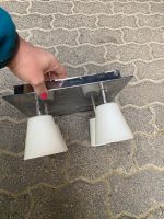 Deckenlampe zu verkaufen weiß chrome Nordrhein-Westfalen - Bornheim Vorschau