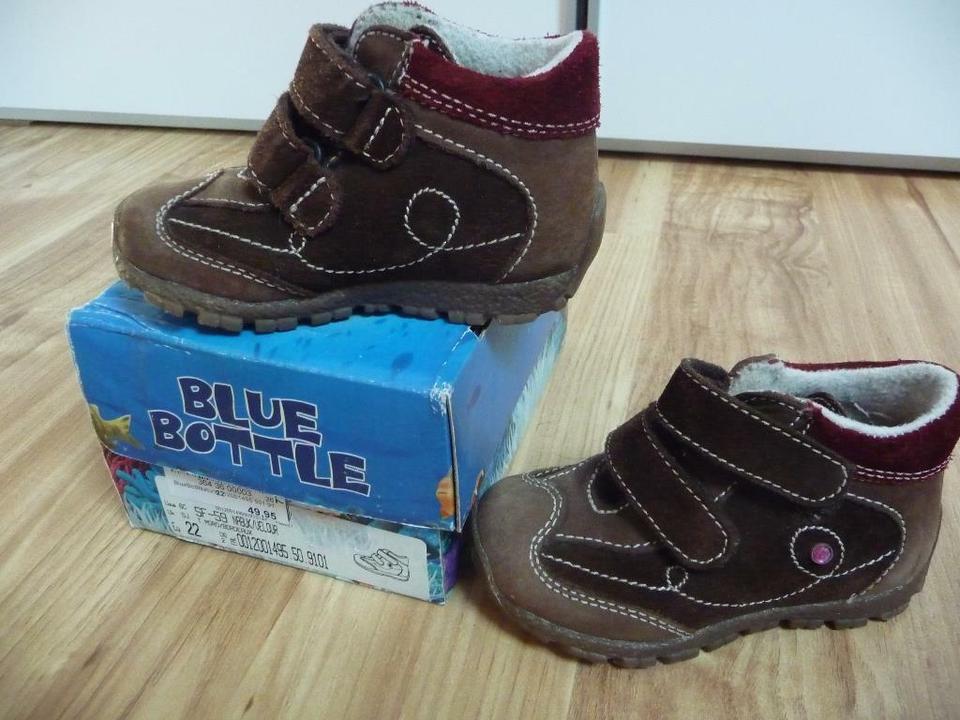 Übergangsschuhe Sneaker Schuhe Halbschuhe Gr. 22 blue bottle TOP in Niddatal