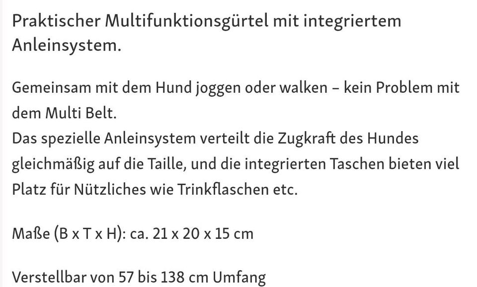 Leckerlitasche in Eichwalde