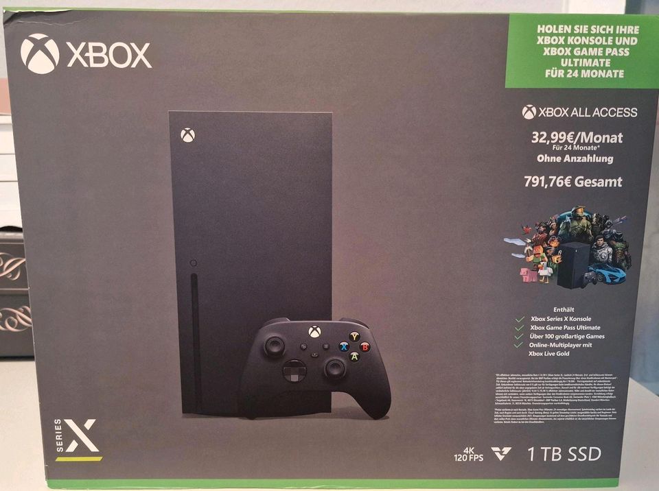 XBOX Series X 1TB inkl. Controller  Neuwertig in Wuppertal