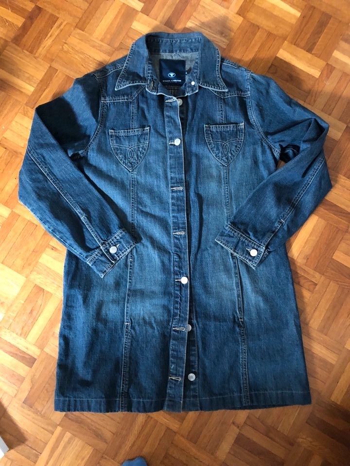 Jeans Jacke Hemd XL (eher kleiner) blau TOM TAILOR Kleid in Horn-Bad Meinberg
