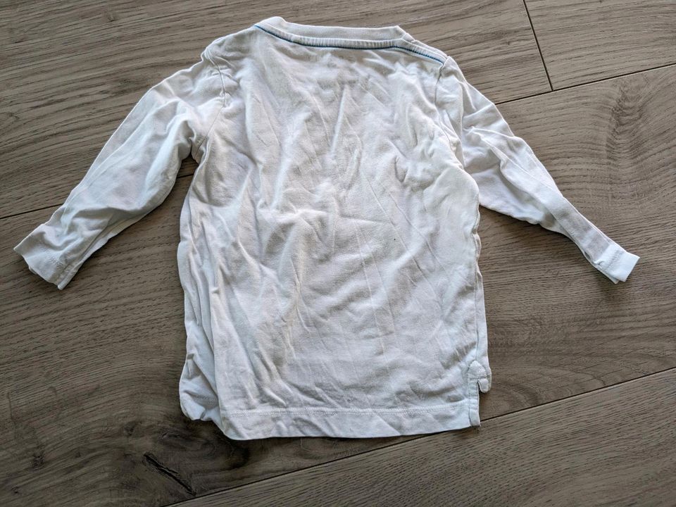 Langarmshirt, Größe 68, Espril, weiß in Wienhausen