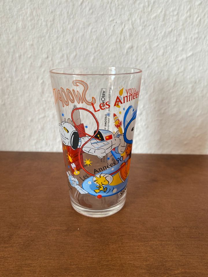 Peanuts Glas Snoopy Les Années 90 Vintage sammeln in Saarbrücken