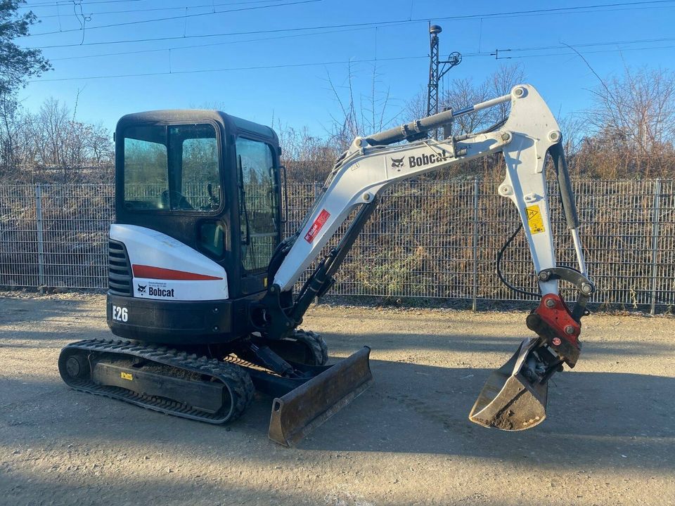 Minibagger Vermietung Bagger mieten 2600 KG Bobcat in Dresden