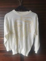 Vintage 80er 90er Damen Strickpullover mit Pailletten Monstera 40 Nordrhein-Westfalen - Oberhausen Vorschau