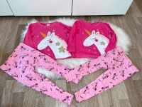 Zwillinge Next Einhorn Shirt pink rosa Leggings 98 104 Baden-Württemberg - Sulz Vorschau