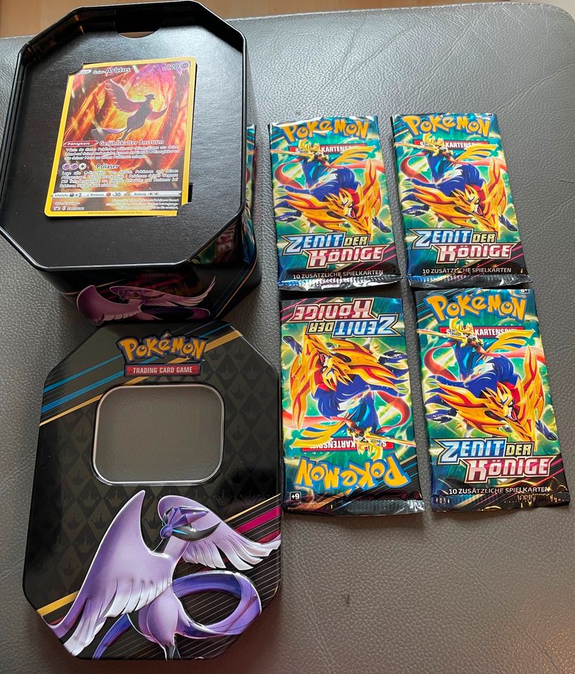 Pokemon 40 (+1 PROMO) Karten Serie Zenith der Könige aus Tin-Box in Jülich