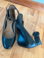 schwarzer Pumps Sandale Keilabsatz Größe 36 Leder Clarks Bonn - Bad Godesberg Vorschau