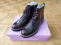 Stiefeletten (Lack, dunkelrot, Gr. 40, Graceland) – neu Berlin - Steglitz Vorschau