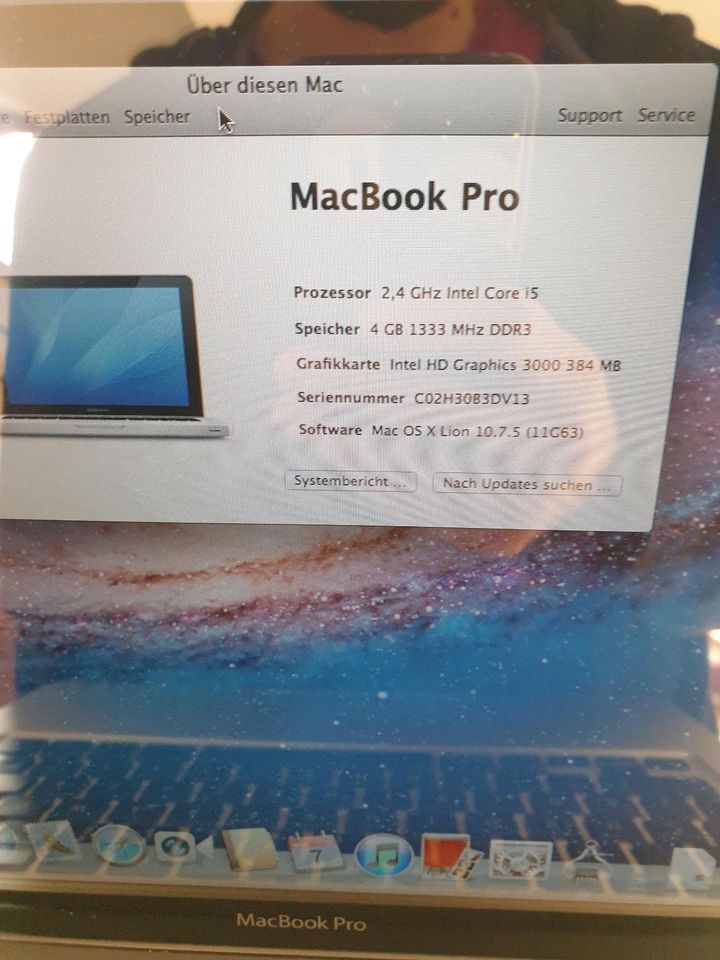 MacBook Pro Intel i5 Prozessor 4GB RAM SSD 256GB inkl Ovp in Lahntal