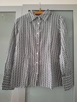 Bluse Gr. M langarm schwarz-grau-weißes Muster Baumwolle Berlin - Mitte Vorschau