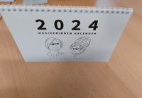 Kalender 2024, Musikerinnen - Karikaturen Hamburg - Bergedorf Vorschau