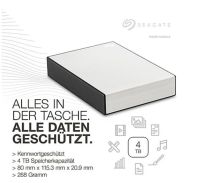 SEAGATE 4TB One Touch Festplatte mit Kennwortschutz, +Rescue, HDD Bayern - Mittenwald Vorschau