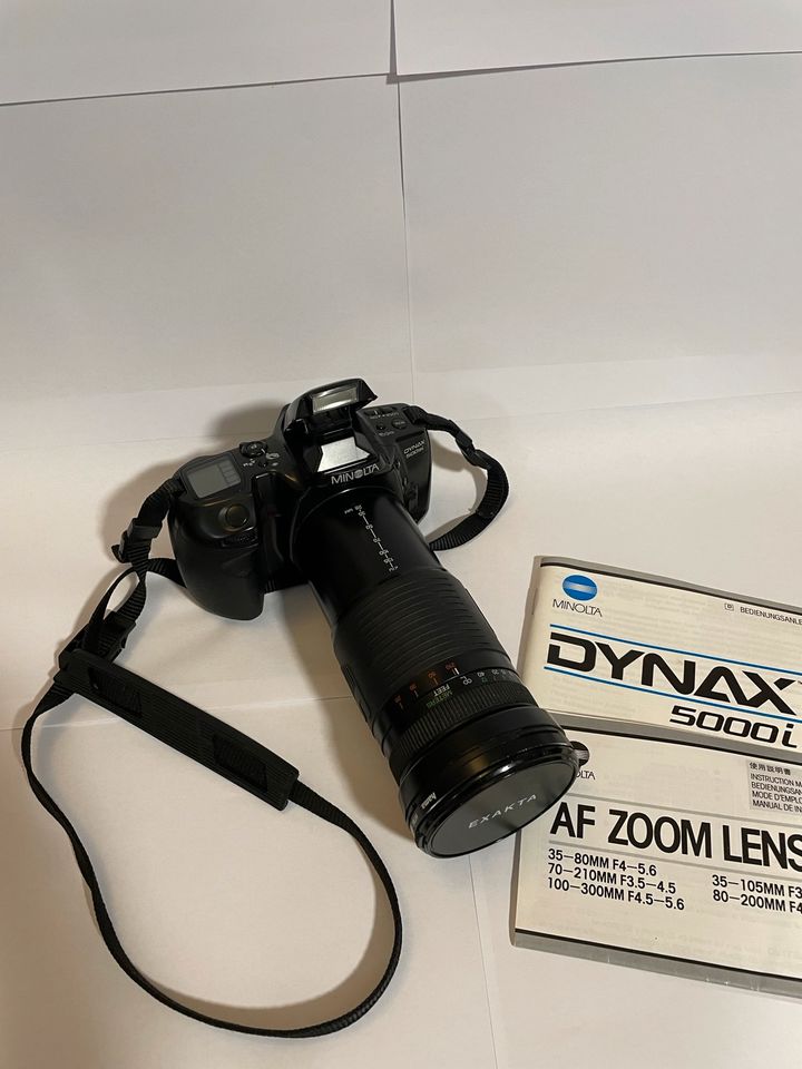 Minolta Dynax 5000i inkl AF Zoom Lense in Eckersdorf