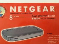 Netgear Fast Ethernet Switch Hub Netzwerkverteiler 8 Ports 100 Kr. München - Planegg Vorschau