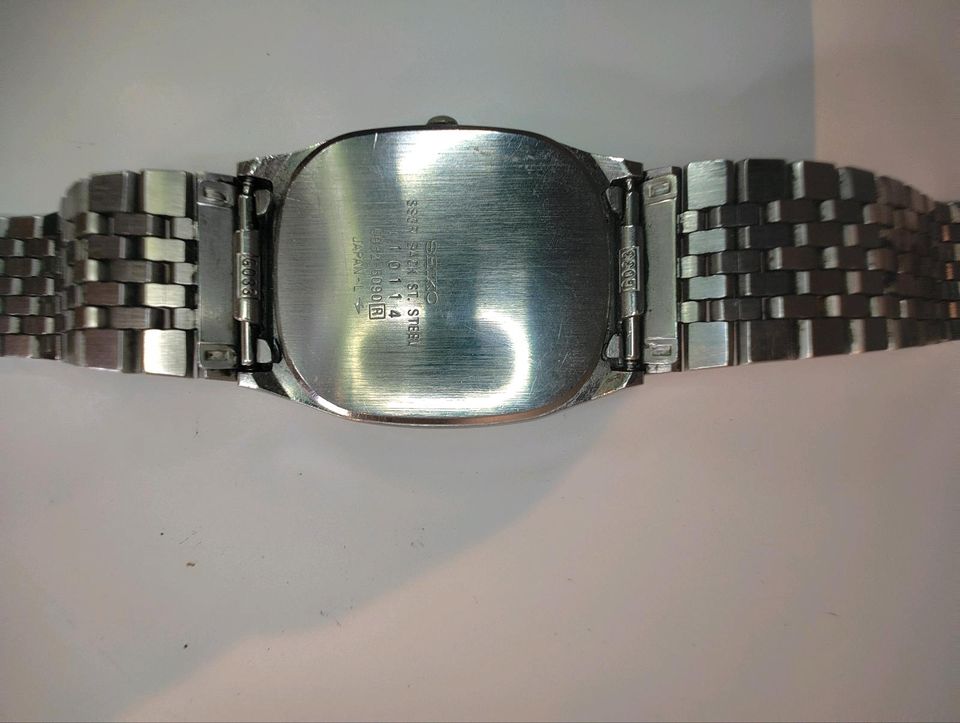 SEIKO 5932-5090 Quartz Vintage Klassik Armbanduhr Rarität Bicolor in Darmstadt