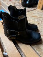 Motorradstiefel / Stiefel Leder Größe 38 schwarz Brandenburg - Seddiner See Vorschau